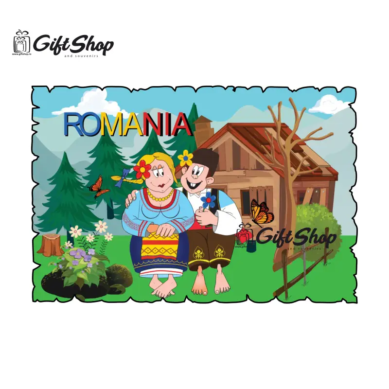 Tarani romania, magnet frigider mgs038v